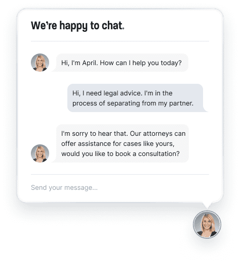 Law firm live chat