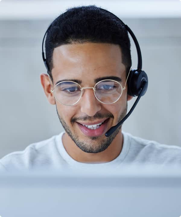 Legal male receptionist