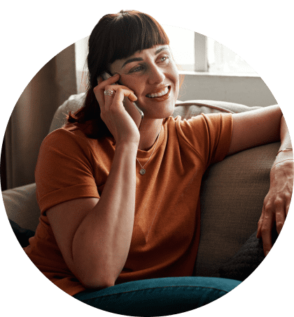 Massachusetts receptionist with phone